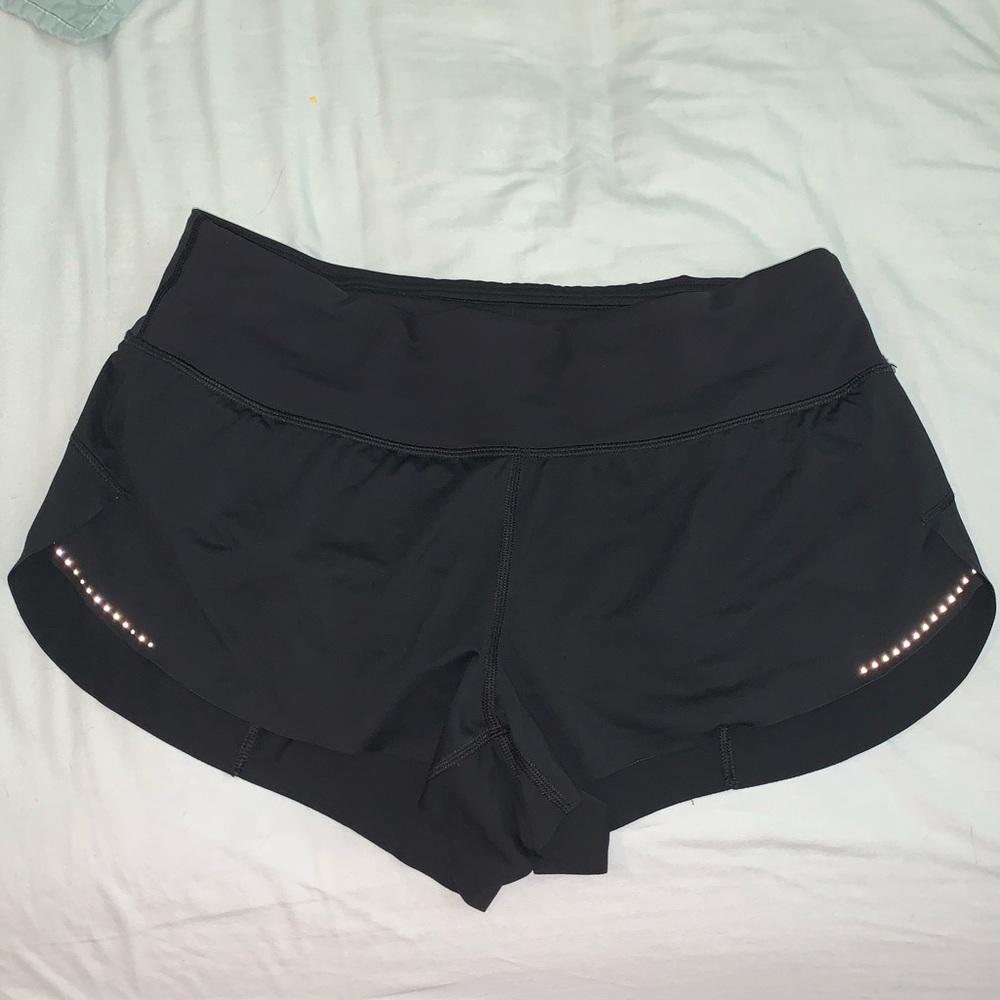 Lululemon black workout shorts